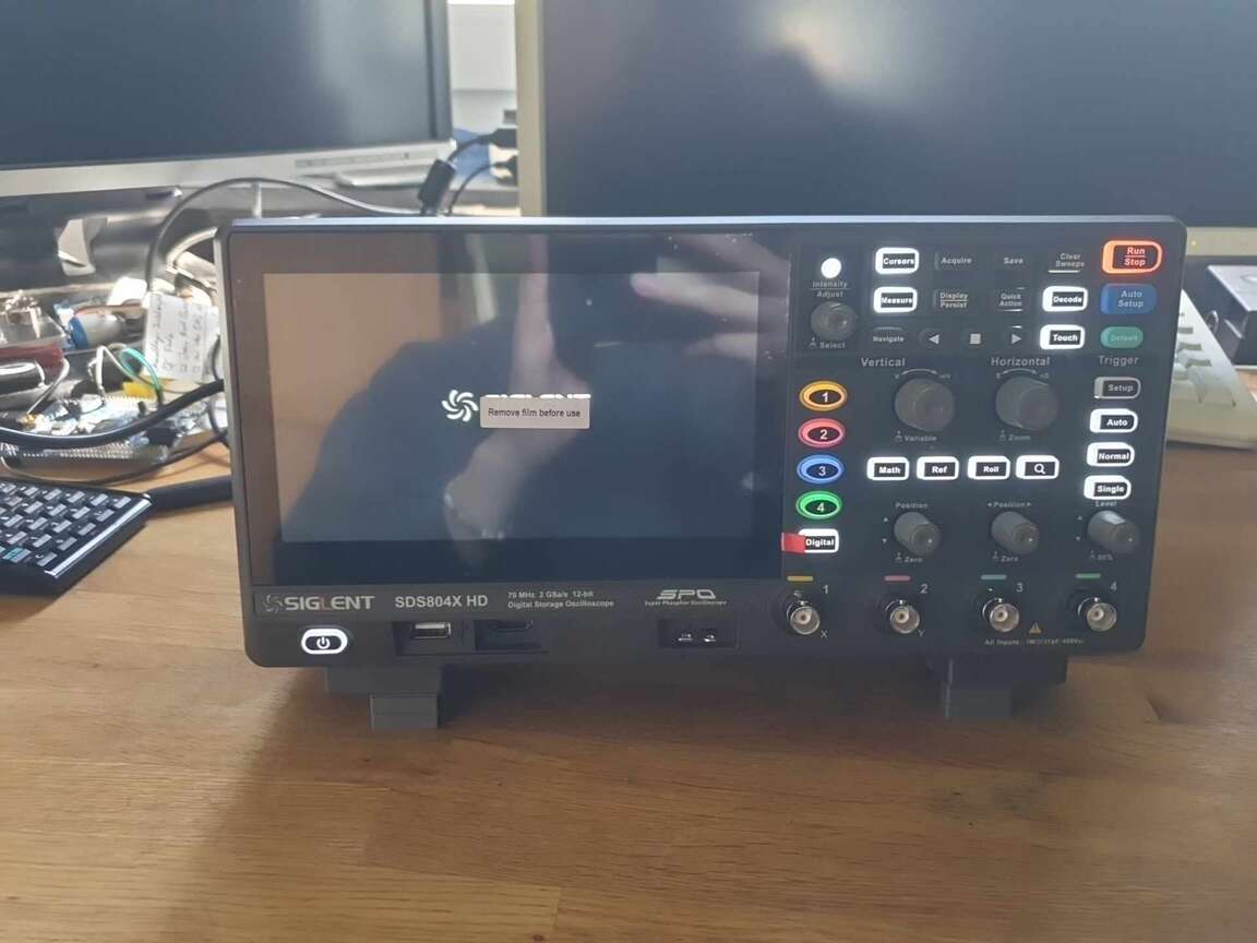 Siglent SDS804X HD image of the unboxing